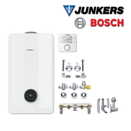 Junkers Bosch GCC53-007 mit Kombitherme GC5300iW 20/30 C 23, CR100, IW-MV-1