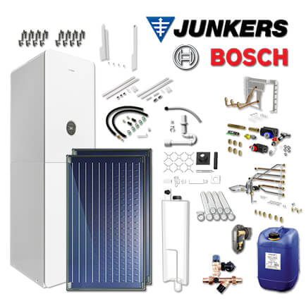 Junkers Bosch GC5300i WM 24/210 SO, GC-P5308, 2xFKC, Abgas Schacht, L/LL