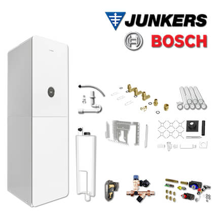 Junkers Bosch GC5300i WM 24/210 SO, GC-S5346, bauseitig, Abgas Schacht, L/LL