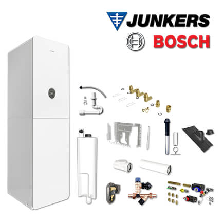 Junkers Bosch GC5300i WM 24/210 SO, GC-S5350, bauseitig, Abgas Dach schw., L/LL