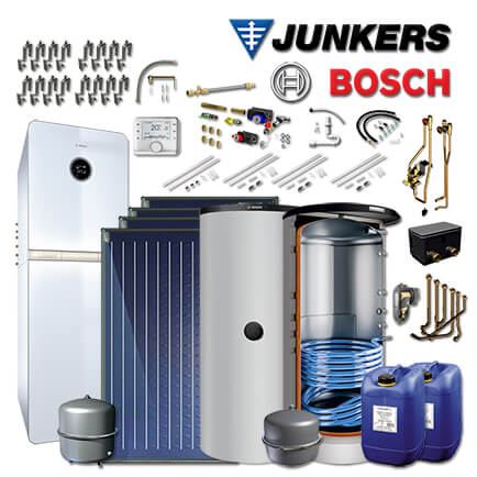 Junkers Bosch GC-WMH905 mit Gastherme GC9000iWM 20/100 S, BS500-6, 4xFKC, CW400