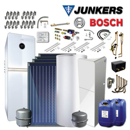 Junkers Bosch GC-WMH902 mit Gastherme GC9000iWM 20/150 S, HDS400, 4xFKC, CW400
