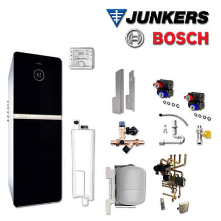 Junkers Bosch GCWM23 mit GC9000iWM 20/210 SB Gas-Brennwerttherme, CW 400, 2 HK