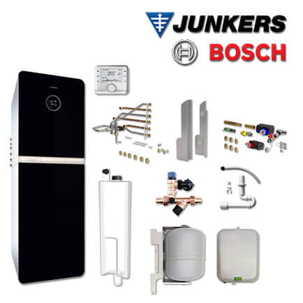 Junkers Bosch GCWM20 mit GC9000iWM 30/210 SB Gas-Brennwerttherme, CW 400, 1 HK