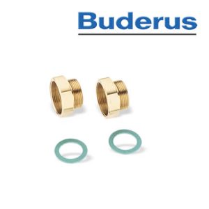 Buderus Übergangs-Set ÜS1, HK-Schnellmontage-Set DN 32 auf Verteiler DN 25