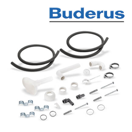 Buderus-63018587-1 Buderus Ablauftrichter-Set, Röhrengeruchsverschluss DN 40
