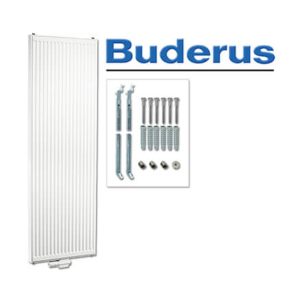 Buderus-7728606104-1 Buderus Heizkörper Vertikal-Kompakt CV-Profil Typ 10 2000×400 mm (H x L)