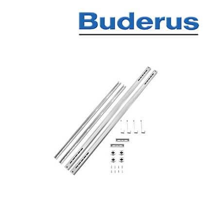 Buderus-7735600170-1 Buderus Erweiterungs-Set für 2 SKR10 – Fassade oder 2 SKR5 – Flachdach