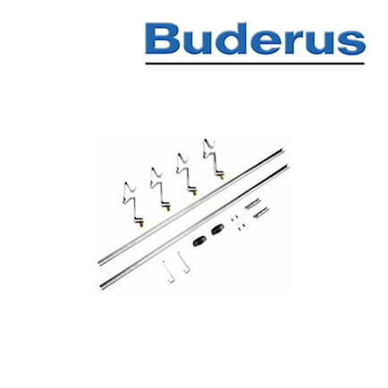 Buderus-7736614813-1 Buderus Erweiterungsset Wellplatten/Blechdach für SKN4.0-w, Aufdach