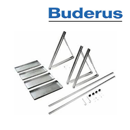 Buderus-7736614833-1 Buderus Grundset Flachdach mit Beschwerungswannen für SKN4.0-w