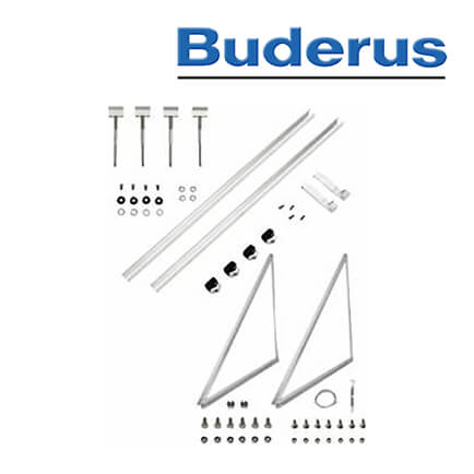 Buderus-7739610084-1 Buderus Grundset mit Sparrenanker-Set für SKT1.0-s / SKN4.0-s, Aufständerung