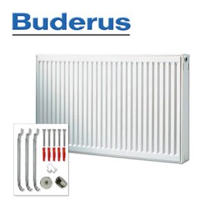 Buderus Heizkörper, Flachheizkörper, Kompakt C-Profil Typ 22 300×1800 mm (H x L)