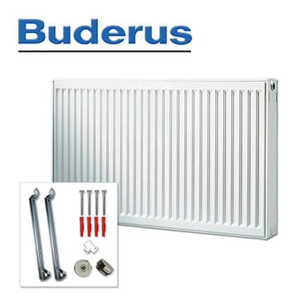 Buderus Kompaktheizkörper, Profil-Heizkörper C-Profil Typ 11 900×600 mm (H x L)