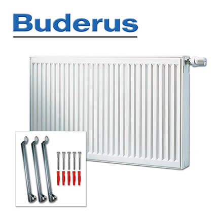 Buderus-7750103430-1 Buderus Heizkörper, Ventil-Kompaktheizkörper VC-Profil Typ 11 600×3000 mm (H x L)