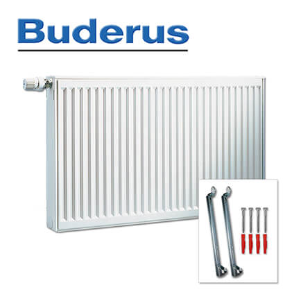 Buderus-7750107412-1 Buderus Profilheizkörper VC-Profil Typ 11 400×1200 mm (H x L), Linksausführung