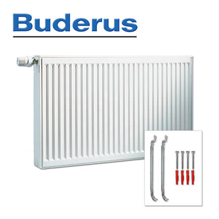 Buderus-7750109123-1 Buderus Hygiene-Heizkörper VC-Profil Typ 10 600×2300 mm (H x L), Linksausführung