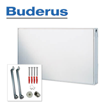 Buderus-7750301416-1 Buderus Heizkörper, Planheizkörper C-Plan Typ 11 400×1600 mm (H x L) Kompakt