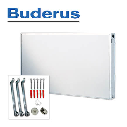 Buderus-7750301426-1 Buderus Heizkörper, Planheizkörper C-Plan Typ 11 400×2600 mm (H x L) Kompakt