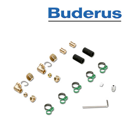 Buderus-8718531043-1 Buderus Anschluss-Set Flachdach/Fassade für SKN 4.0 Kollektor