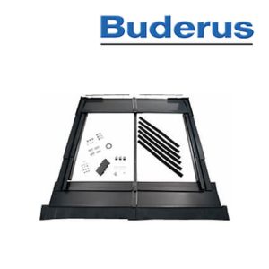 Buderus Grundset Pfannen/Ziegel/Biber für 2 Kollektoren SKT1.0-s / SKN4.0-s, Indach
