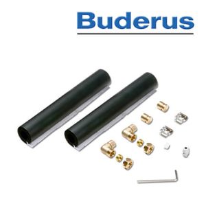 Buderus Anschluss-Set Flachdach/Fassade für SKT 1.0 Kollektor