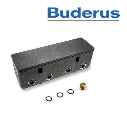 Buderus-8718599378-1 Buderus Heizkreisverteiler HKV 2/32/32 für 2 Heizkreise, max. 80 kW