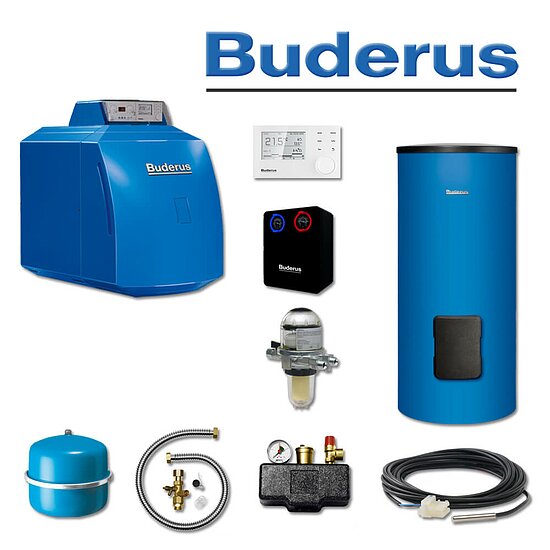 Buderus GB125-22, K32, Öl-Brennwertkessel, SU200/5, RC310, RK 1M (HSM 25)