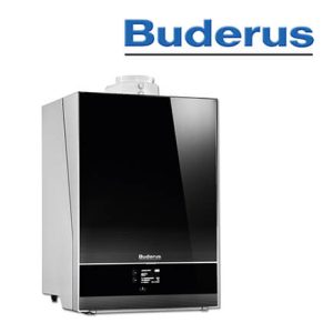 Buderus GB192-15i, 15 kW Logamax plus GB192i Gas-Brennwerttherme, schwarz Erdgas