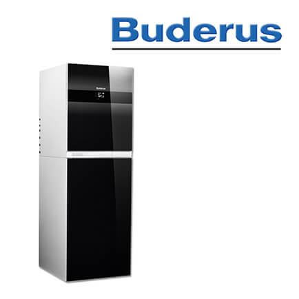 Buderus GB192-15iT 100S, 15kW, Logamax plus GB192iT Gastherme, schwarz, Flüssiggas
