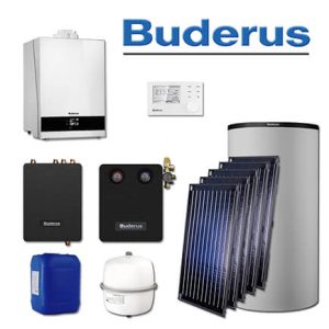Buderus GB192-19i, SL122, Gas-Brennwerttherme, weiß, 5 x SKN4.0-s, PNR750
