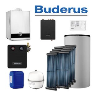Buderus GB192-19i, SL122, Gas-Brennwerttherme, weiß, 8 x SKR10 CPC, PNR750