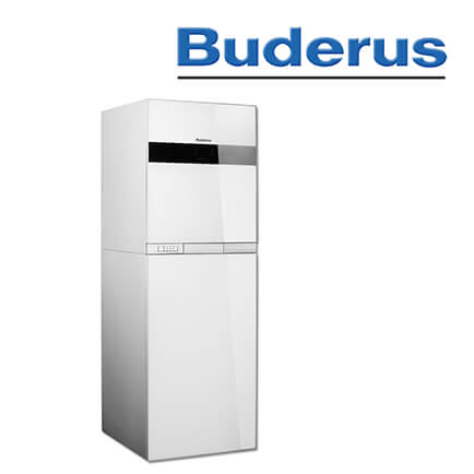 Buderus GB192-25iT 100S, 25kW, Logamax plus GB192iT Gastherme, weiß, Erdgas