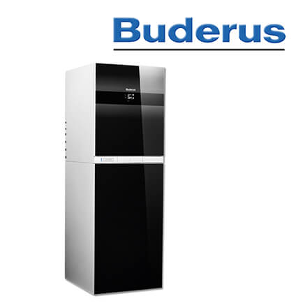 Buderus GB192-25iT 100S, 25kW, Logamax plus GB192iT Gastherme, schwarz, Erdgas