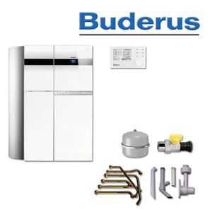 Buderus GBH192-15iT 150S, W68, Gas-Brennwerttherme, weiß, PNR400, RC310