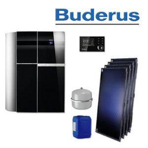 Buderus GBH192-15iT 150S, SL136, Brennwerttherme, schwarz, 4 x SKT1.0-s, PNR400
