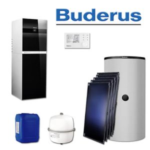 Buderus GBH192-15iT 100S, SL137, Brennwerttherme, schwarz, 5 x SKT1.0-s, PNR750