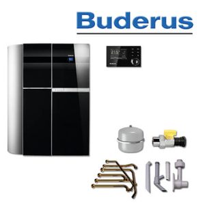 Buderus GBH192-25iT 150S, W68, Gas-Brennwerttherme, schwarz, PNR400, RC310