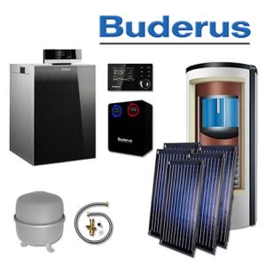 Buderus KB192i-22, SL211, Gas-Brennwertkessel, 5 x SKN4.0-s, P750 S, Erdgas