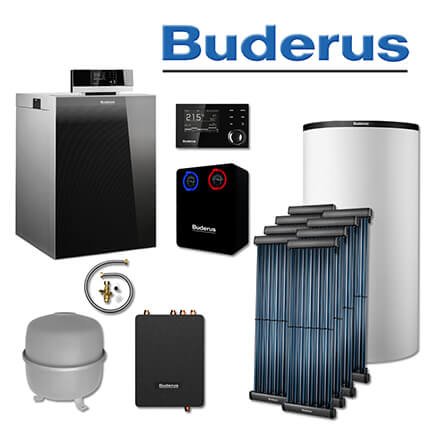 Buderus KB192i-22, SL212, Gas-Brennwertkessel, 8 x SKR10 CPC, PNR750, FS/2