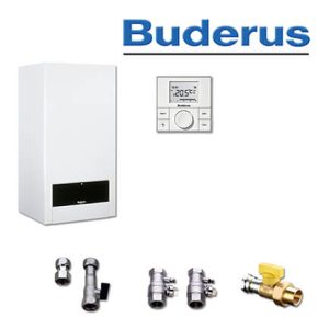 Buderus U154 K 24 kW Heizwert-Kombitherme, ein Heizkreis, RC200, E / H