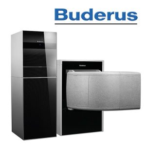 Buderus WLW196i-11 IR TS185, Logatherm Luft/Wasser Heizungs-Wärmepumpe, schwarz