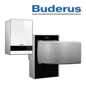 Buderus WLW196i-14 IR B, Logatherm Luft/Wasser Heizungs-Wärmepumpe, weiß