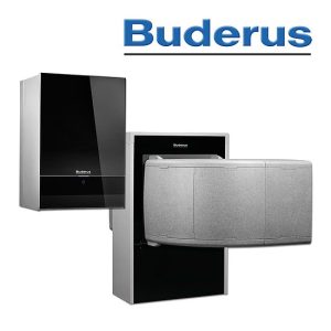 Buderus WLW196i-14 IR E, Logatherm Luft/Wasser Heizungs-Wärmepumpe, schwarz