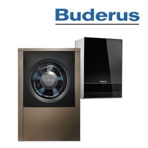 Buderus WLW196i-6 AR E, Logatherm Luft/Wasser Heizungs-Wärmepumpe, schwarz