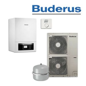 Buderus WPLS13.2 RB, Logatherm Split-Wärmepumpe, RC100 H