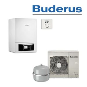Buderus WPLS6.2 RE, Logatherm Split-Wärmepumpe, RC100 H