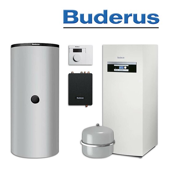 Buderus WPS 10-1, Logatherm Sole/Wasser-Wärmepumpe, PNRZ750.6 ES-B, FS20/2, HRC2