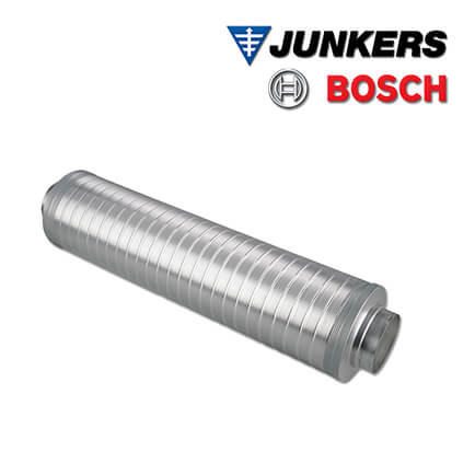 Junkers-7719003412-1 Junkers SD 125 Schalldämpfer DN 125, rund, mineralfaserfrei, 1000 mm