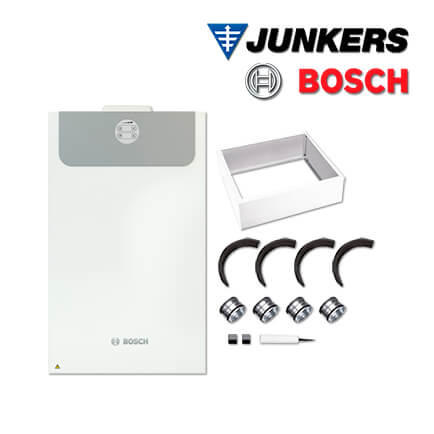 Junkers Bosch Wohnungslüftungspaket HR2 Boden bis 140m² mit Vent 5000 C HR 140 W