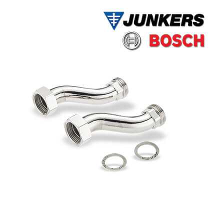 Junkers-Bosch-7719000632-1 Junkers Bosch Installationszubehör Nr. 294 Vor- und Rücklaufanschlussbogen